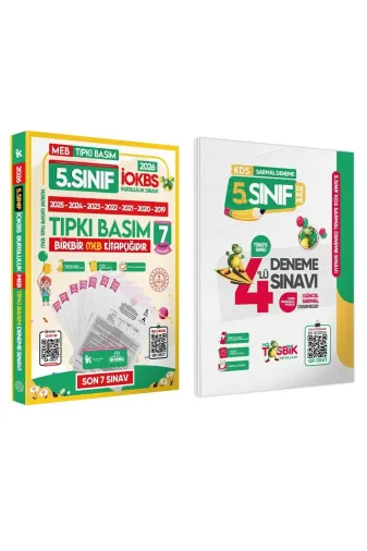 Karakutu Yayınları 5SINIFpaketDNM4045 2026 5.sınıf Yeni Sistem Iokbs Bursluluk Tıpkı Basım Ve Sarmal Deneme Seti Türkiye Geneli D. Çözümlü