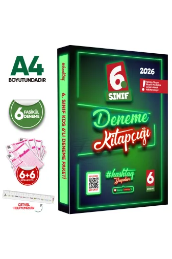 Karakutu Yayınları 6SINIFhashtag4052 2026 6.sınıf #hashtag Kazanım Değerlendirme Sınavı 6Lı Sarmal Deneme Paketi Çözümlü Türkiye Geneli