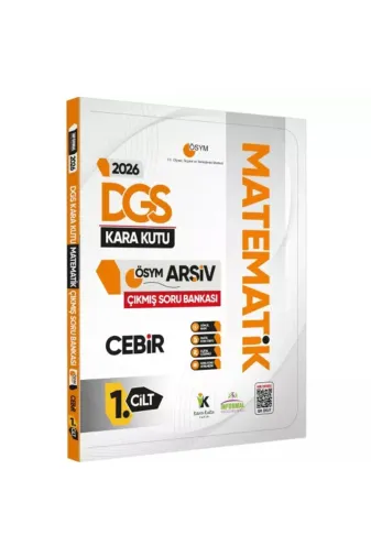 Karakutu Yayınları DGSmat1C4052 2026 Dgs Matematik Kara Kutusu 1.cilt Cebir Ösym Çıkmış Soru Bankası Konu Özetli Dijital Çözümlü