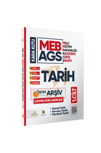 Karakutu Yayınları MEB-AGSTARIH1.cKD Meb Ags Tarihin Kara Kutusu 1.cilt En Kapsamlı Ösym Çıkmış Soru Bankası Konu Özetli Dijital Çözümlü