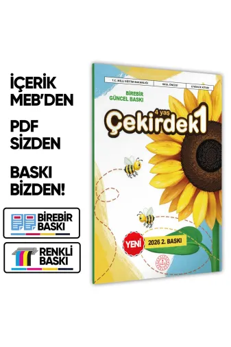 Karakutu Yayınları MEB4YasCekirdek1 2026 4 Yaş Okul Öncesi Meb Etkinlik Kitabı Çekirdek 1 Eğlenceli Ve Öğretici Aktiviteler Baski Ücreti