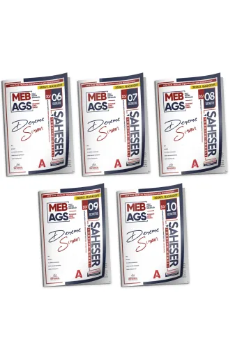 Karakutu Yayınları MEBAGSşah678910SET2Y 2026 Ocak Müfredatı Meb-Ags Şaheser 5 Adet 6-7-8-9-10 Nolu Kurumsal Çözümlü Deneme Tg Paketi