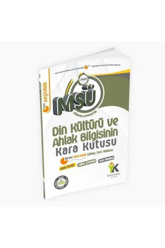 Karakutu Yayınları MSUDIN4046 Msü Din Kültürü Ve Ahlak Bilgisinin Kara Kutusu Konu Özetli Dijital Çözümlü Çıkmış Soru Bankası