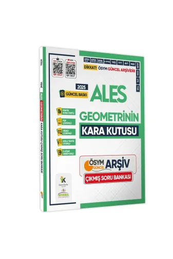 Karakutu Yayınları TYCb72d167e7addbf92f2a11 2025 Ales Geometrinin Kara Kutusu Ösym Çıkmış Soru Havuzu Bankası Konu Özetli Video/pdf Çözümlü