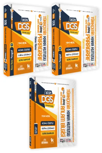 Karakutu Yayınları TYCKE7N94N169969515017312 2024 Dgs Türkçenin Kara Kutusu Dijital Çözümlü Konu Özetli Ösym Çıkmış Soru Bankası Altın Set Paket