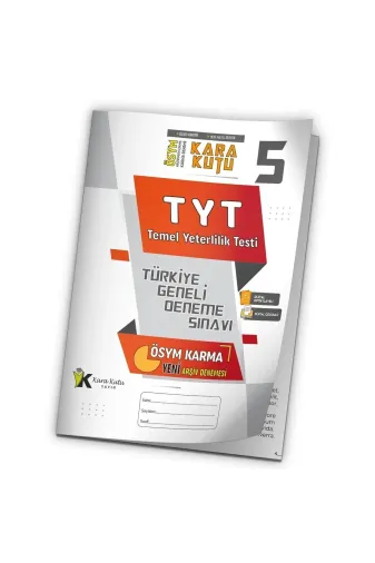 Karakutu Yayınları TYTkarmaÖSYMdnm5 2026 Tyt Ösym Arşivi Karma Kara Kutu Çıkmış Soru Türkiye Geneli D. Çözümlü Deneme 10/5.kitapçık