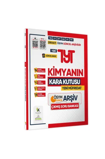 Karakutu Yayınları TYTKIMYA4050 2025 Yks-Tyt Kimyanin Kara Kutusu Ösym Çıkmış Soru Havuzu Bankası Konu Özetli Video/pdf Çözümlü