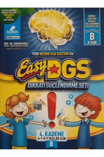 Karatay Yayınları SDKT-9786058064065 Easy Dikkati Güçlendirme Seti 69 Yaş B Kitapçığı