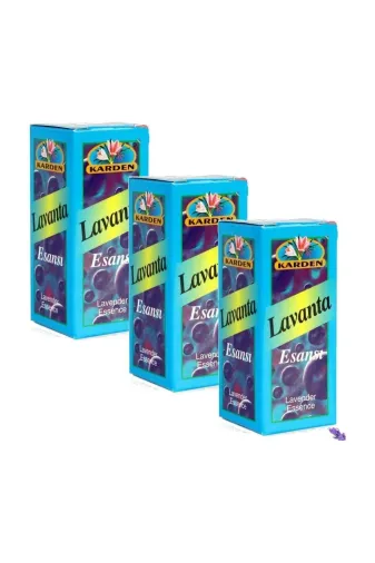 Karden 3666795 3 Adet * Lavanta Esansı Yağı 20 Ml