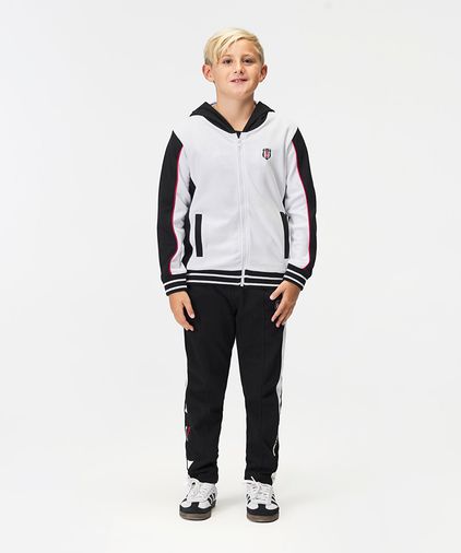Kartal Yuvası 6526271T3 Beşiktaş Jr Kapüşonlu Fermuarlı Sweatshirt