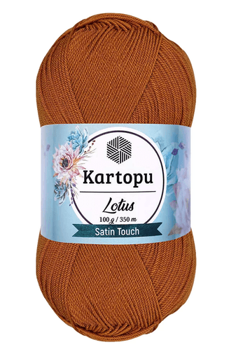 Kartopu RT-PXR06CD5KT 1 Adet Lotus Bikini Büstiyer Bluz Örgü İpi  K302 Tarçın