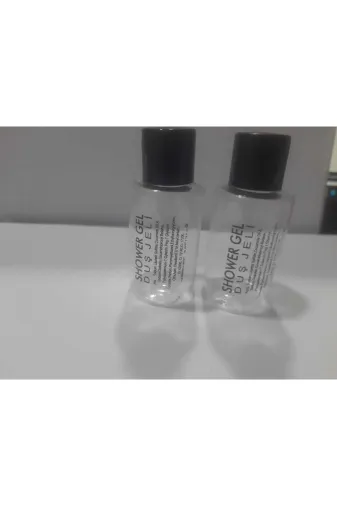 Kayapet KAYAPET128 500 Adet Baskili Boş Şişe, Duş Jeli Baskili Şişe, Otel Tipi Minik ,30 Ml