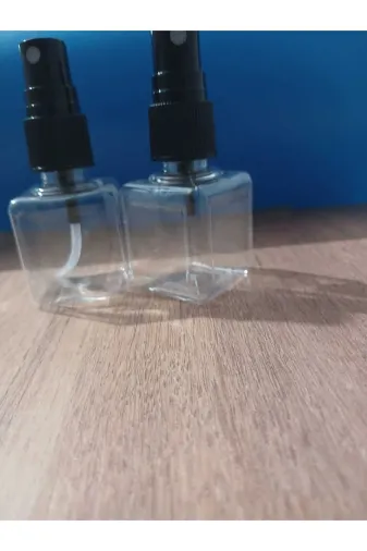Kayapet KAYAPET16 50 Tane Mini Şampuan Saç Kremi Duş Jeli Kolonya Boş Şişe,sprey Kapak, Kullanımlık Kozmetik 30 Ml