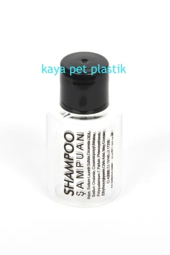 Kayapet KAYAPETPLASTİK45 Mini Otel Buklet Tipi Şampuan Baskılı Boş Şişe,tek Kullanımlık, Baskılı Şişe,250 Adet