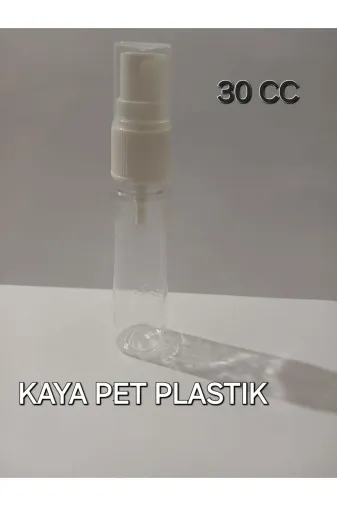 Kayapet TYB8FLQCMQ3N5ZXB81 500  Adet 30 Ml Plastik Sprey Şişe Hediyelik Dezenfektan Kolonya Şişesi