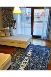 Keep Off Saçaksız Lateks Deri Taban Su Geçirmez Leke Tutmaz Halı