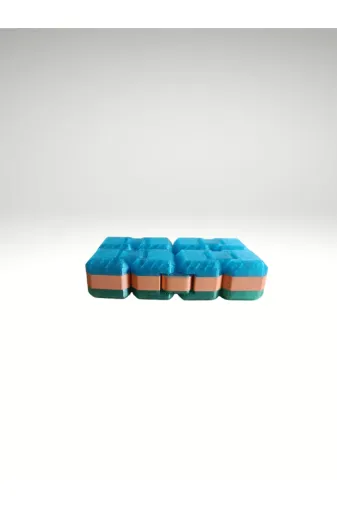 KENAR KNR263 Sonsuzluk Küpü (Mavi+Turuncu+Yeşil)