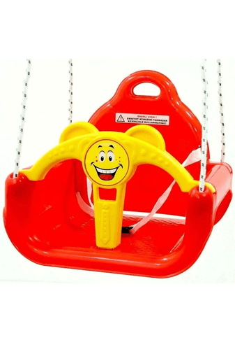 kettetoys Kette Toys Mavi Kırmızı Renk Ipli Kemerli Koruyuculu Salıncak