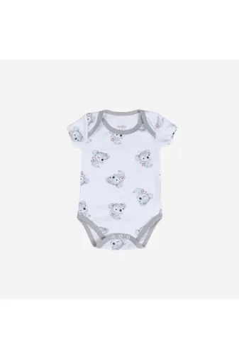KidZee LA7Y4QVEW8 Koala Body Suit-Kışlık Body-Gri