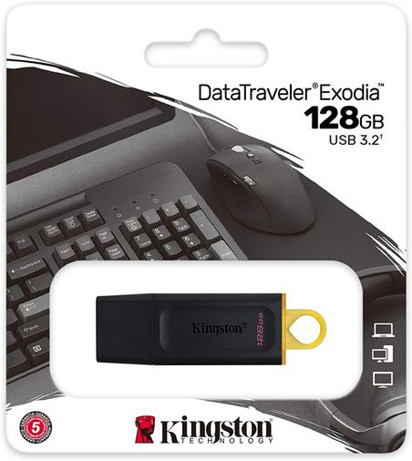 Kingston Exodia 128GB USB Flash Bellek (DTX)