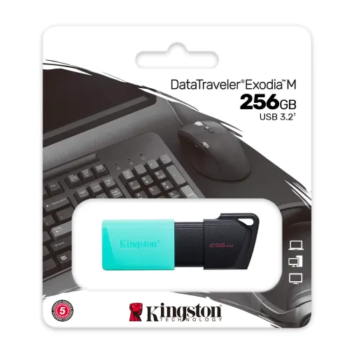 Kingston Exodia M 256GB USB 3.2 Flash Bellek (DTXM)