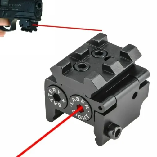 Kırmızı Lazerli 20 Mm Picatinny Ray Taktik Aksesuar