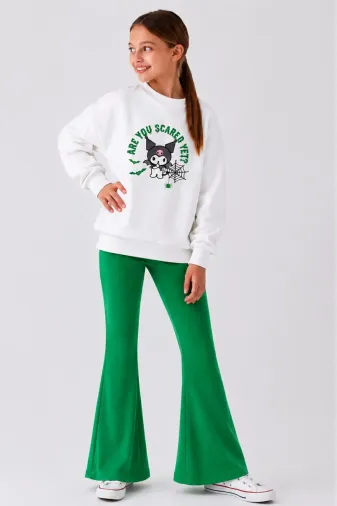 Kız Çocuk Tam Kalıp Üst Oversize Alt Taytlı Kurotasarım Tasarım 185 Alt Üst Takım
