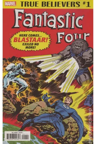 Kolektif Kitap 330001 True Believers Fantastic Four Blastaar #1 (Ingilizce)
