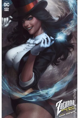 Kolektif Kitap 56565 Zatanna Bring Down The House #1B (Ingilizce) Cover By Artgerm