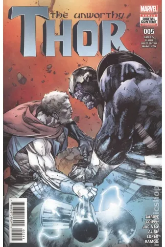 Kolektif Kitap 65488 Unworthy Thor #5A (Ingilizce)