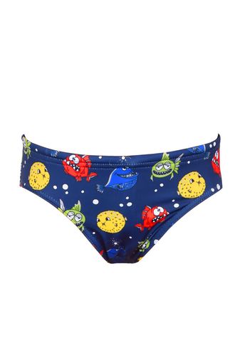 Kom 1M12MCEY221.003-C00121 Baloo Balık Desenl Erkek Çocuk Slip Mayo