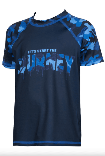 Kom 1M12MCTY231.002-C00121 Journey Uv Korumalı Kısa Kol Çocuk Mayo
