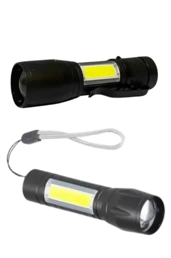 Kompakt Şarjlı El Feneri 250 Lümen Usb Uyumlu