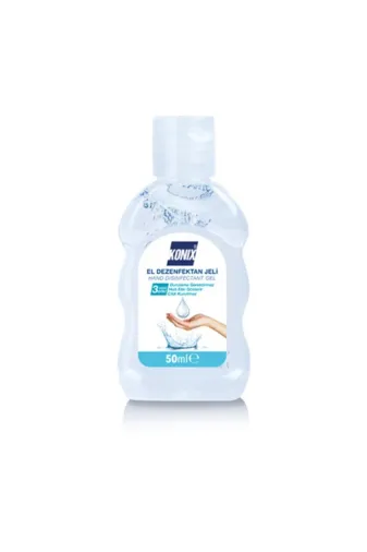 Konix 129914540499 Virüslere Karşı Etkili El Dezenfektan Jel 1 Adet 50 Ml