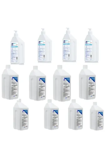 Konix 632286088320 12 Adet 1000 Ml El-Cilt Antiseptiği 3 Adet Pompa