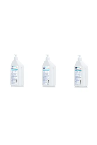Konix 8681715343626 3 Ad 1Lt Pompalı El Ve Cilt Dezenfektanı, Antiseptik Losyon
