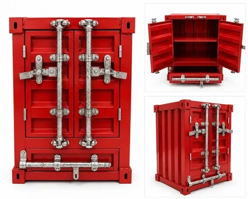 Konteyner Tasarımlı Metal Dolap Alk5801