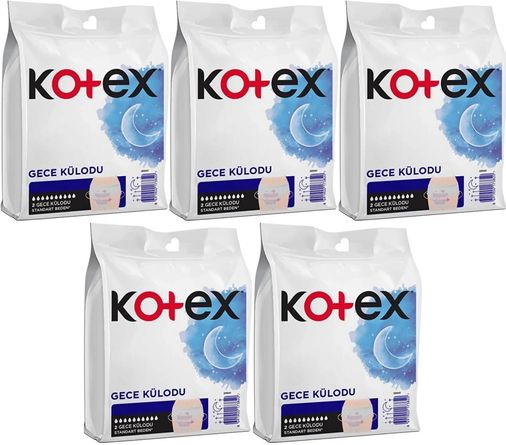 Kotex Gece Külodu / Külot Standart Beden Yoğun ReGl Dönemine Özel 10 Lu Set 5PK*2