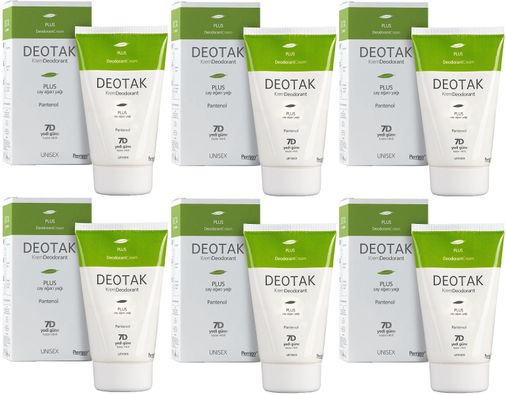 Krem Deodorant Unisex 35ML Plus (Çay Ağaçı Yağı) (6 Lı Set)