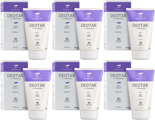 Krem Deodorant Unisex 35ML Soft (Hassas Cilt) 6 Lı Set