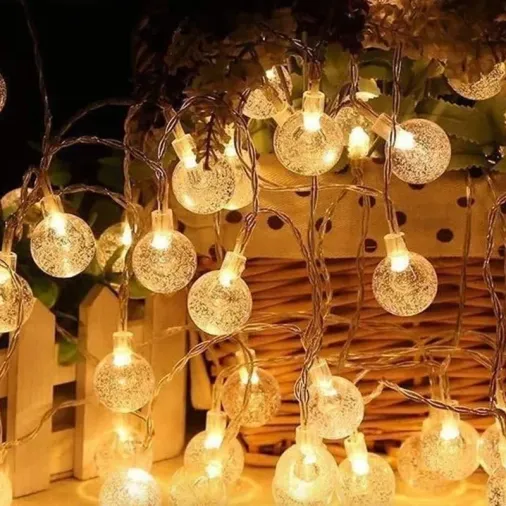 Kristal Top Led Işık Şeridi 5m Gün Işığı Dekorasyon