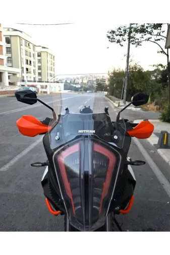 KTM 1290 Super Adventure Ön Cam 2017-2020 Model 43cm Şeffaf Renkli 4mm