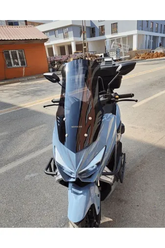 Küba Chia 125 Ön Cam 2023-2026 Model 75cm Siyah Renkli 4mm UZUN