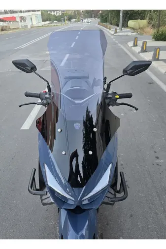Küba Newcity 125 Ön Cam 2023-2026 Model 78cm Füme Renkli 4mm UZUN