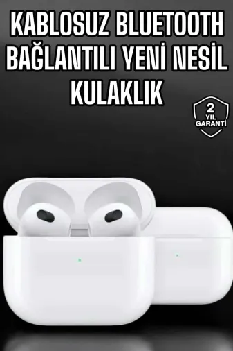 KÜÇÜK HAZİNE MEYTDUCZ3NESİL3 Mey İthalat® Bluetooth Kulaklık 3.nesil Kablosuz Uzun Pil Ömrü Dokunmatik Kontrol