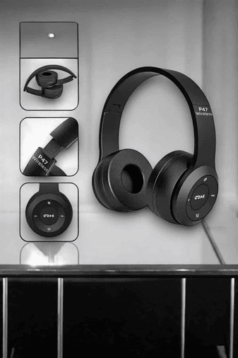 Kulak Üstü Tf Kart Ve Aux Destekli Ergonomik Bluetooth Kulaklık