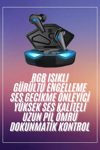 Kulaklığı Mikrofonlu Kablosuz Gaming Kulaklık Powerban Yüksek Ses Kaliteli