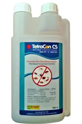 Kulsan İlaç TETRACON1 Tetracon Cs Konsantre Genel Haşere Böcek Ilacı – Insektisit 1 L