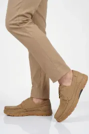 Kum Nubuk Hakiki Deri Erkek Casual Ayakkabı
