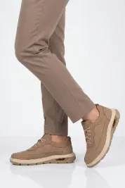 Kum Nubuk Hakiki Deri Erkek Casual Ayakkabı